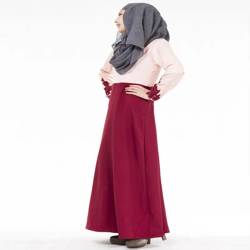 

Kaftan Abaya Jilbab Islamic Muslim Women Full Sleeve Long Maxi Dress