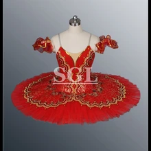 Балетная пачка красного цвета для девочек, юбка классические юбки-пачки на заказ, юбка-пачка для дона Кихота Dulcinea AT1057B
