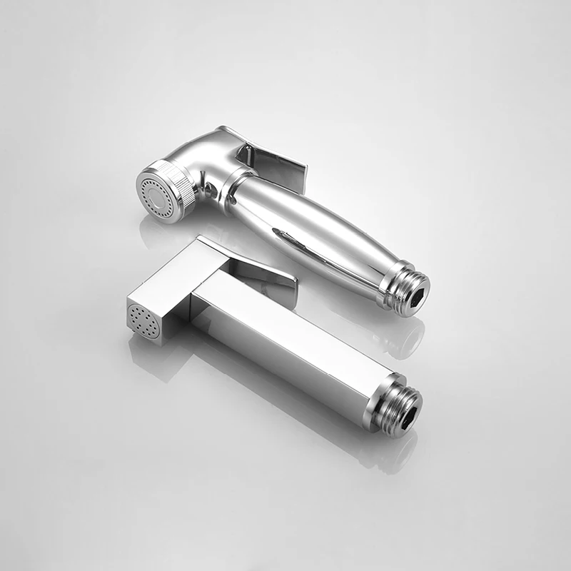 Modern Bath WC Toilets Shower Spray Toliet Bidet Faucets Brass Chrome  Bathroom Hardware Hand Held  Bidet Sprayer Bidets