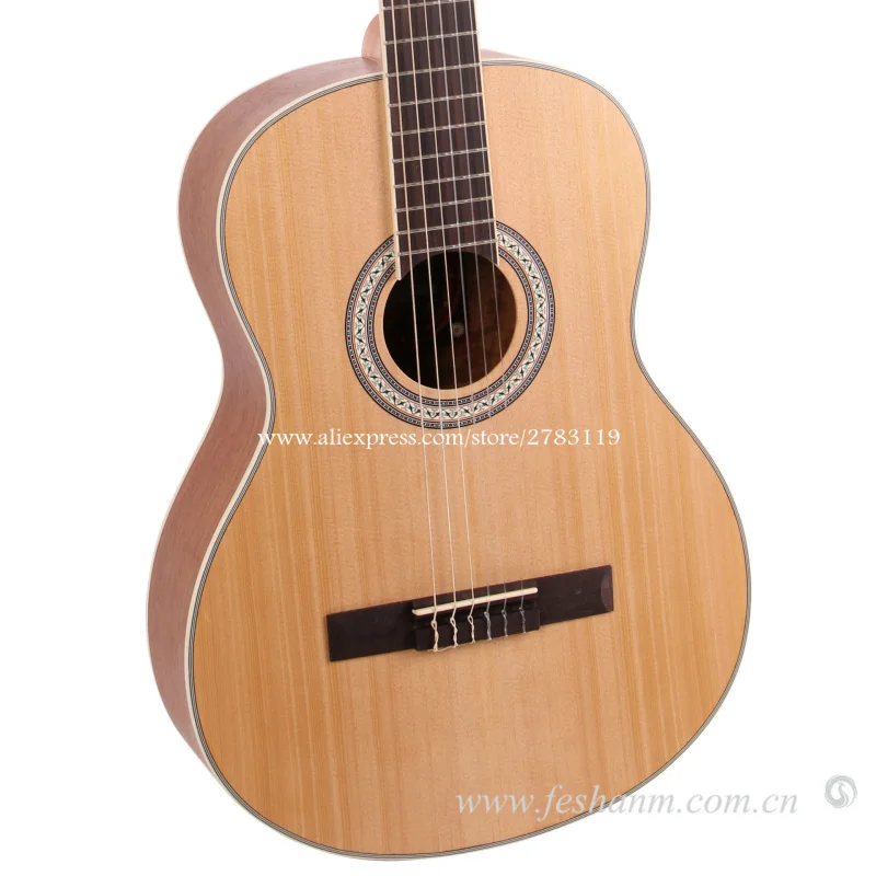 Good quality 39 inch Acoustic Classical guitar With Spruce Top/Walnut Body +Hard case,Classical guitar for beginner Nature matt Good quality 39 inch Acoustic Classical guitar With Spruce Top/Walnut Body +Hard case,Classical guitar for beginner Nature matt