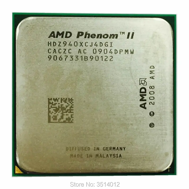 Четырехъядерный процессор AMD Phenom X4 940 3 0 ГГц HDZ940XCJ4DGI 125 Вт Socket AM2 + свяжитесь с