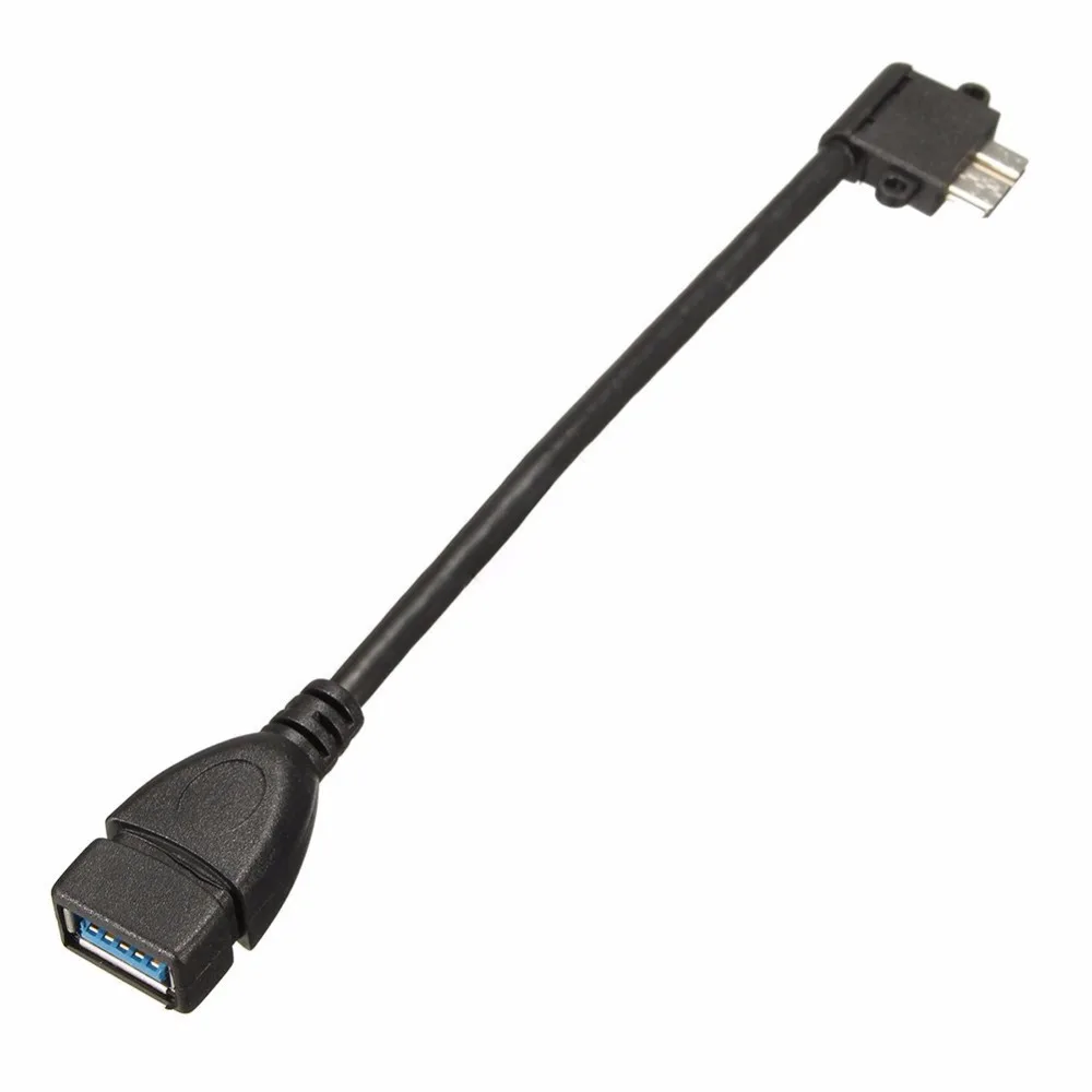 Угловой Мини USB3.0 OTG кабель для samsung Galaxy Note3 N9000/2 N9005 S5 i9600