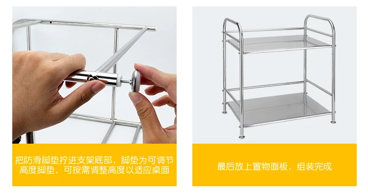 A1 кухонные принадлежности из нержавеющей стали, напольный стеллаж для микроволновой печи, духовки, стеллаж для хранения специй, Держатель ножей wx9031439