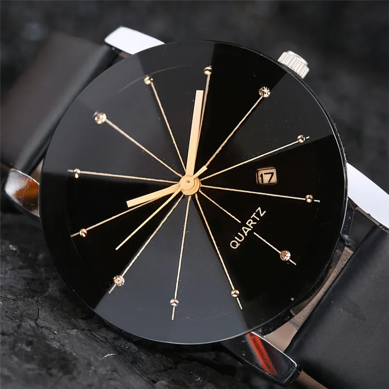 Luxury women's watches 2018 fashion leather Stainless Steel Quartz Date Sport Dial Wrist Watch clock relogio feminino 3M25#N (5)