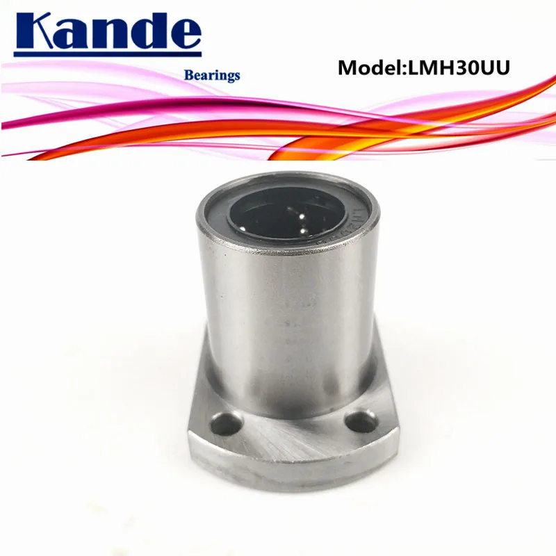 Kande подшипники LMH30UU LMH30 1 шт./лот LMH30 UU овальный фланец линейный шариковый подшипник dr: 30 мм