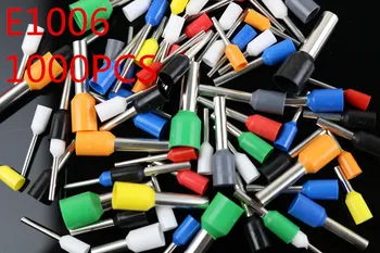 

E1006 crimping ferrules wire splice electric wire terminal for ve1006 1000pc