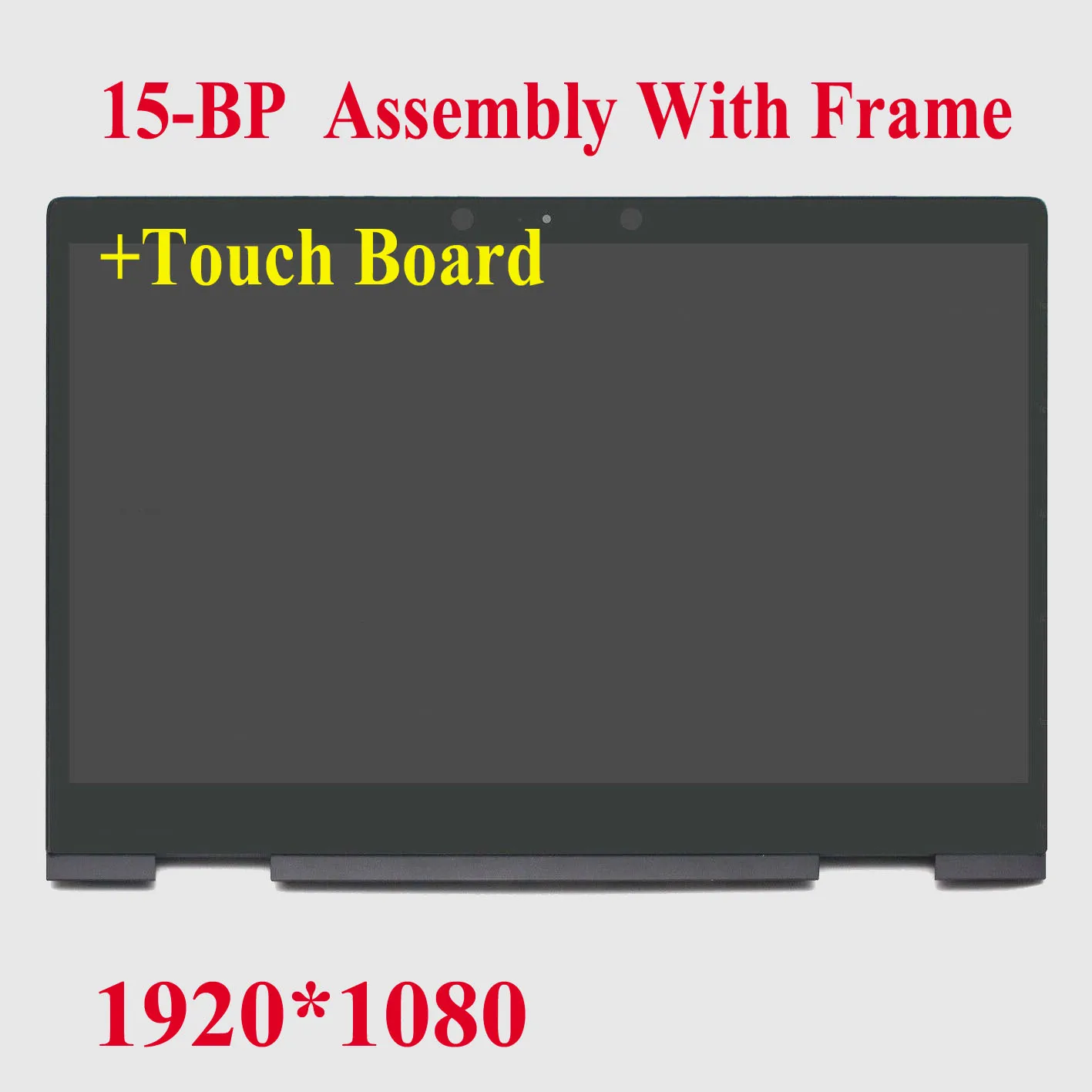 Замена сенсорного ЖК-дисплея WEIDA для 15," hp ENVY X360 15-BP 15-BP, ЖК-дисплей, сенсорный экран в сборе с рамкой - Цвет: 1920X1080 Assy Frame