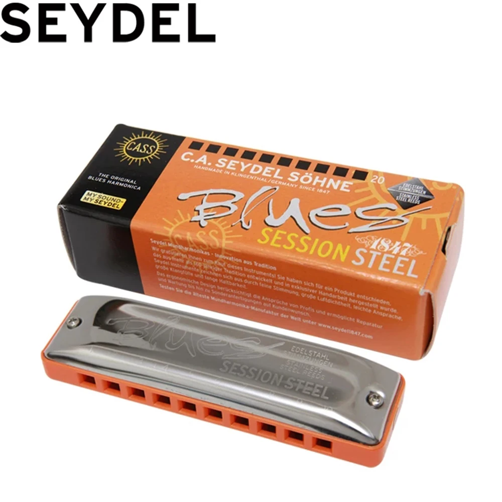 Seydel Session Steel Harmonica 1847 Blues Diatonic 10 Holes 20 Notes