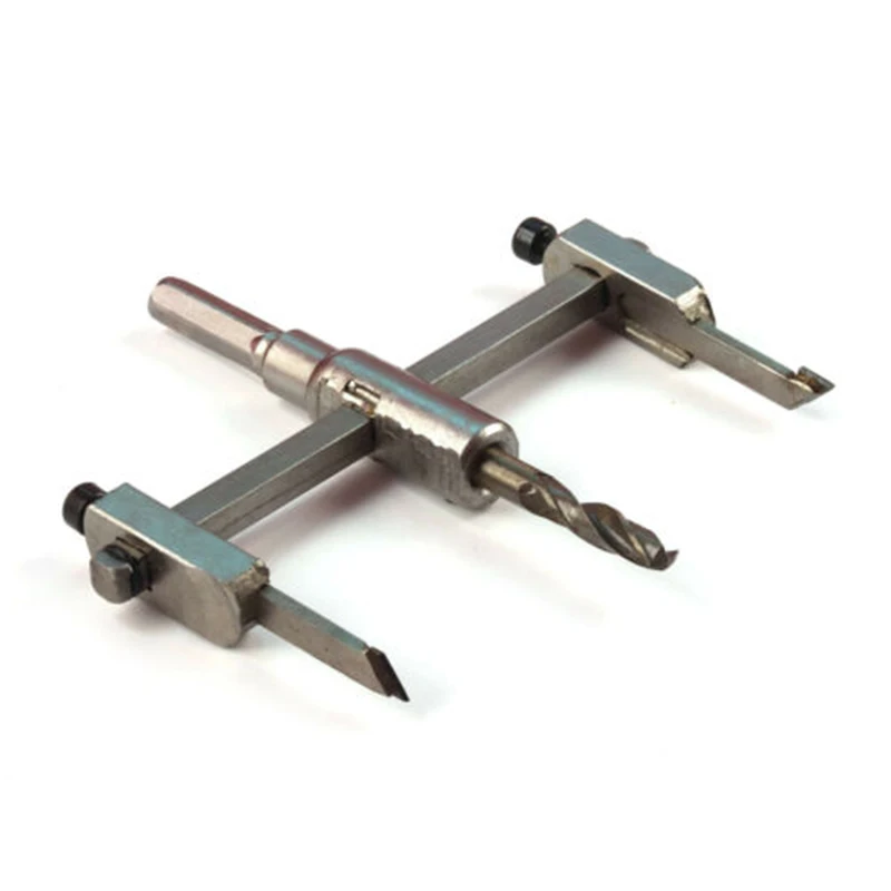 

Adjustable 30mm-130mm Metal Wood Rubber Plastic Saw Circle hole Cutter Drill Bits Woodworking Power Accessories