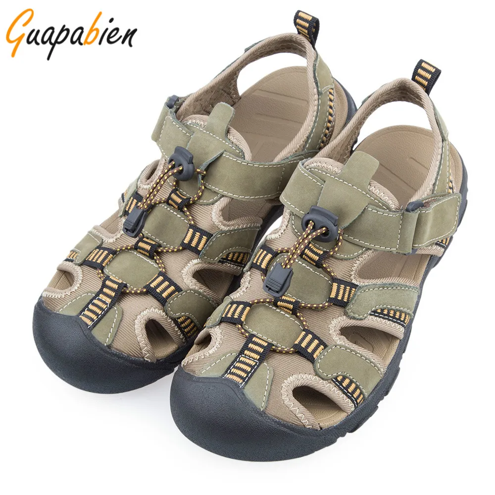 men's closed toe beach sandals
