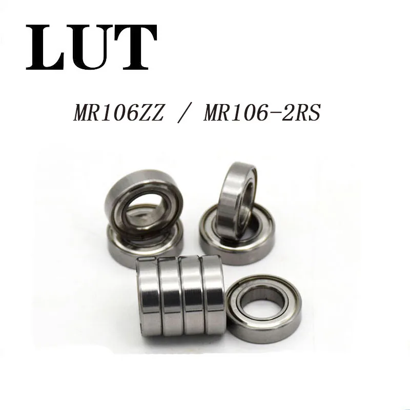 10 шт. подшипники MR106ZZ MR106 миниатюрные 6*10*3 мм модель ZZ шариковые L1060ZZ MR106Z 106 6X10X3