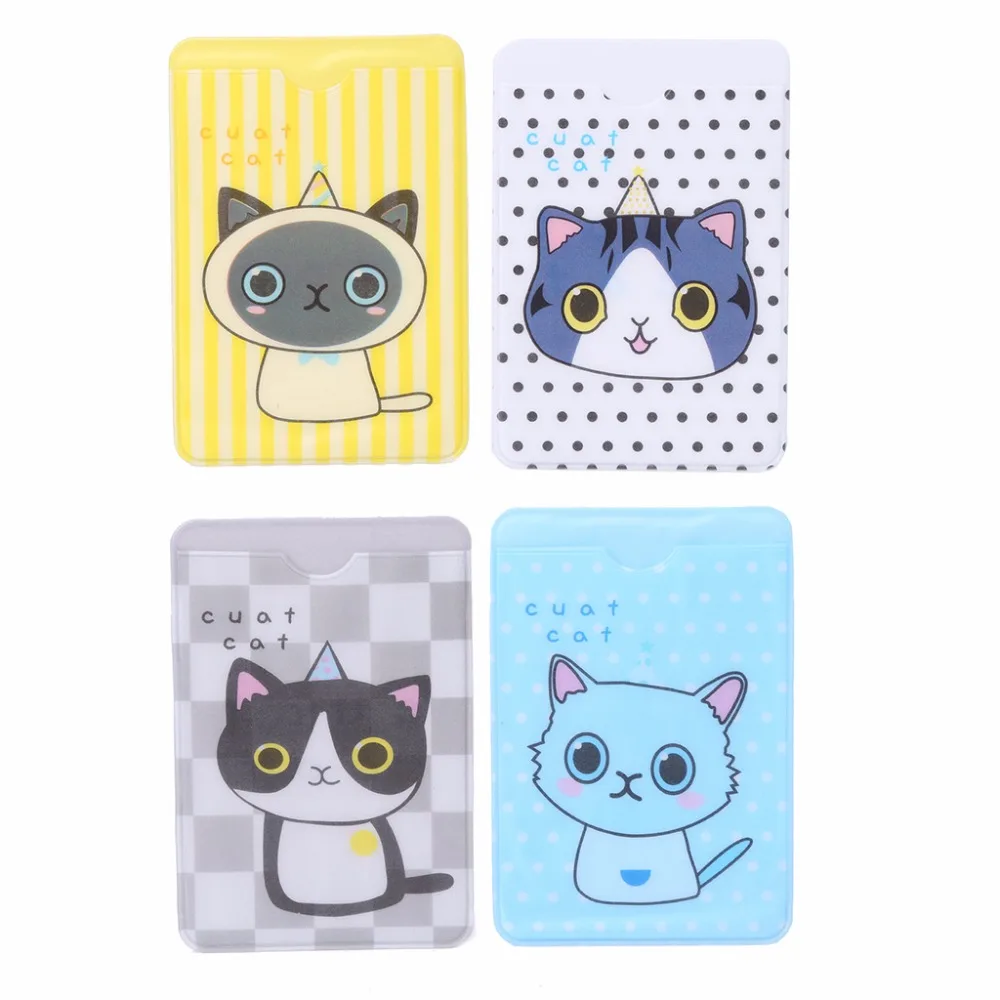 

THINKTHENDO 1PC Animal Double Layer Card Note Holder Bus Business Bank Credit Cover Case