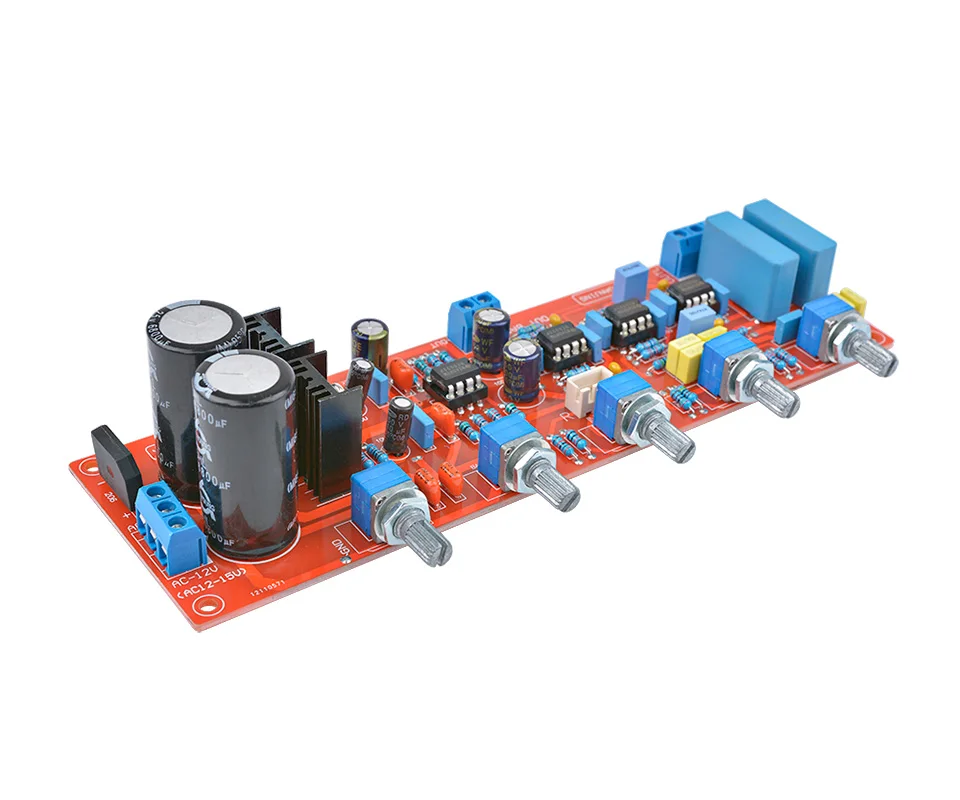 Preamplificatore Tone Board NE5532 - Alimentazione Singola Per Amplificatori - Foto 4