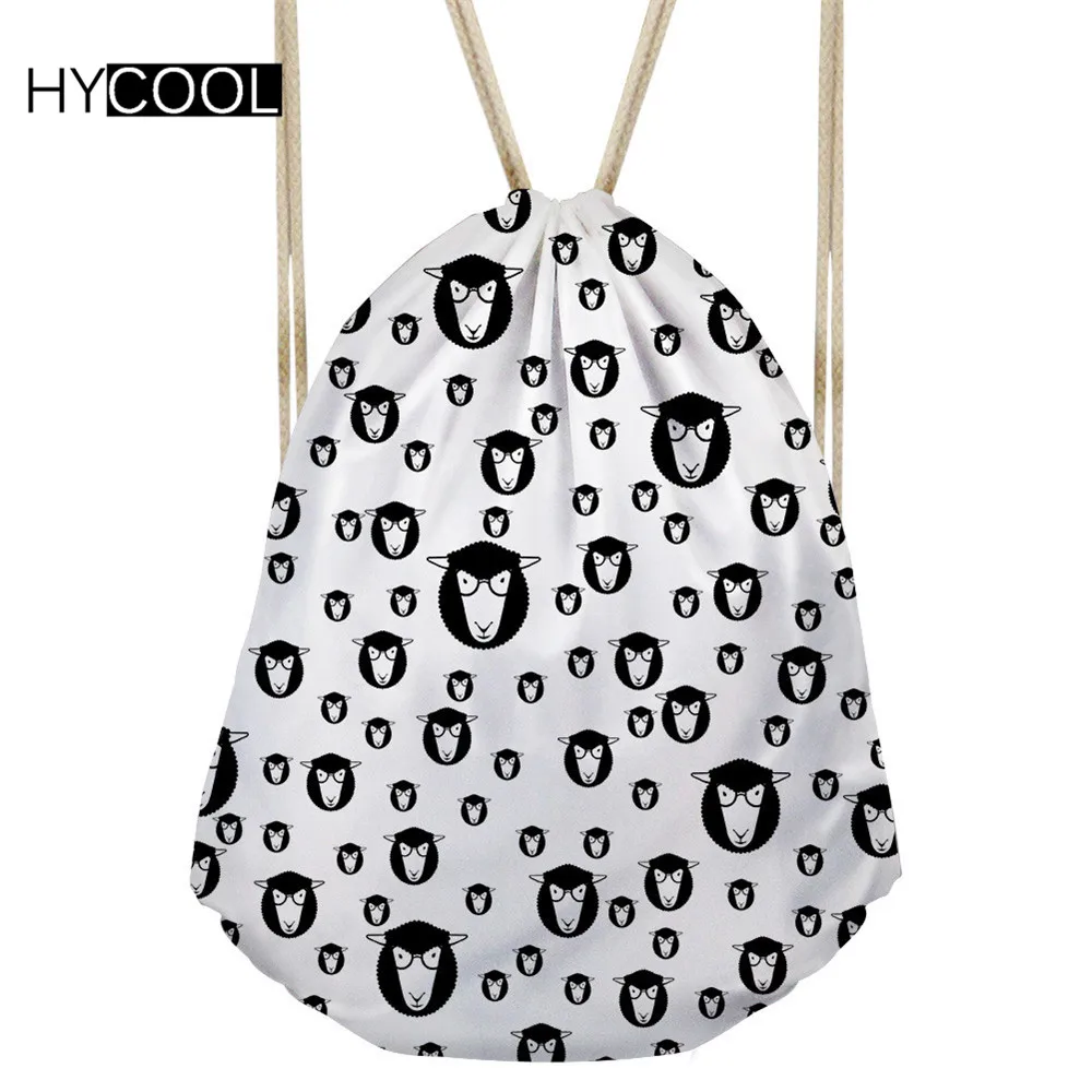 HYCOOL Women Sport Fitness Bag Gym Drawstring Sack Outdoor Training Athletic Backpack Small Female Travel Bags Reusable Yoga Bag