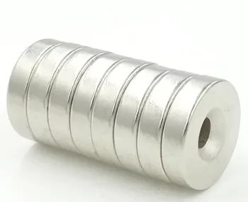 

5pcs/lot Dia 20x5mm hole 5mm Ring Round Neodymium Magnets With Hole 5mm NEW 20*5MM Rare Earth N35 Free Shipping