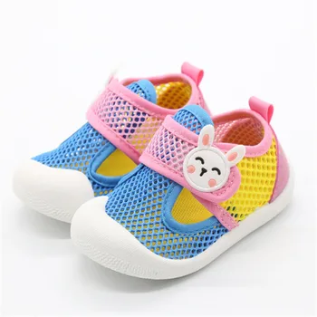

Brand Cute Summer Children's Sandals Mesh Girls Sandals Beach Shoes Baby Toddler Kids Shoes For Girls Breathable Size 15-24