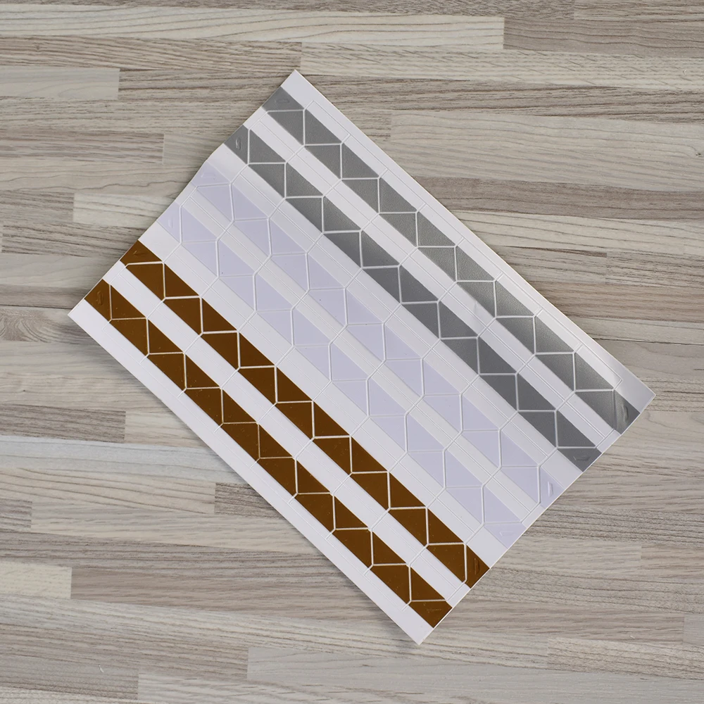 

1 Sheet=102 pcs Mini High Hand-made Material Album Decor Sticker Retro Pvc Photo Corner Diary Decor Scrapbooking pads