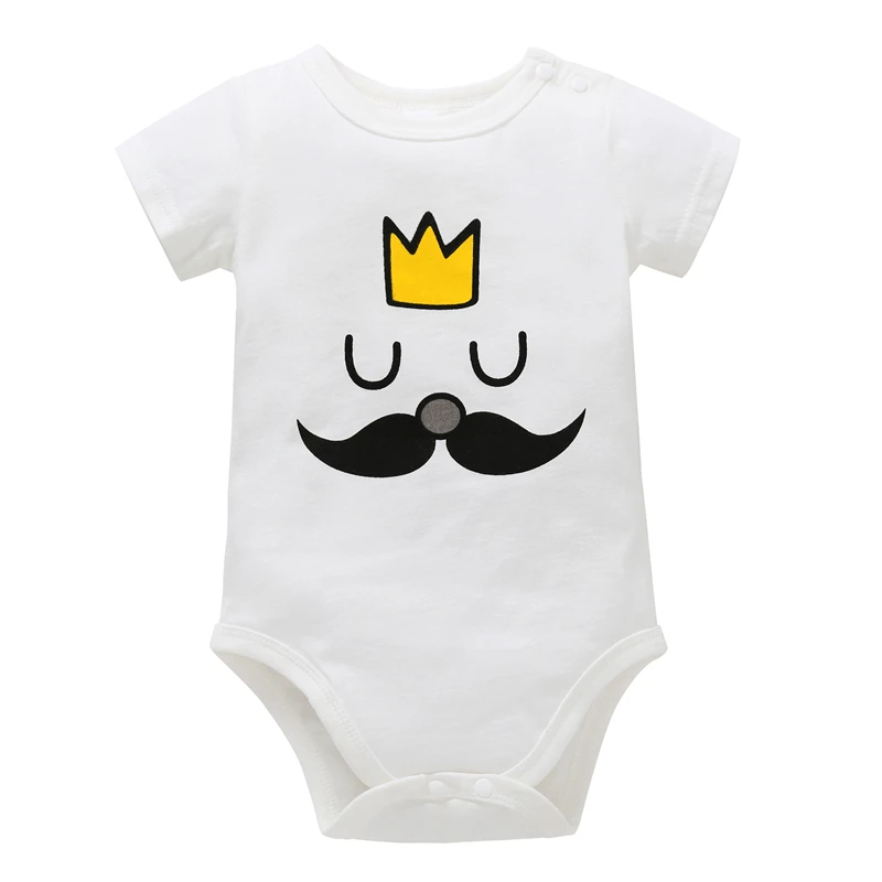 Summer Baby Girl Bodysuit 2018 Newborn White Cute Funny Cartoon