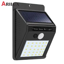 ARILUX водонепроницаемый 30 светодиодный солнечной панели питания PIR датчик движения настенный светильник безопасности беспроводной Путь Двор сад забор ночной Светильник