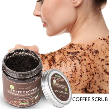 

Coffee Scrub Exfoliators Exfoliation Remove Varicose Veins Cellulite Stretch Marks Scrub Cream For Body Face