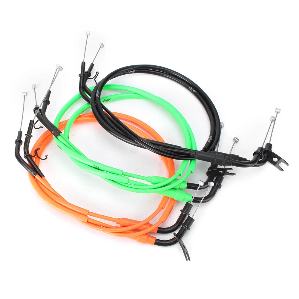  Throttle Cables Accelerator Lines Steel Wires For Kawasaki Ninja Z1000 2014 2015 2016 Pair Motorcycle Accessory Parts