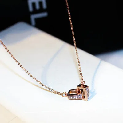 

New Korean version Europe Square temperament fashion Pretty Refinement Lady women necklace