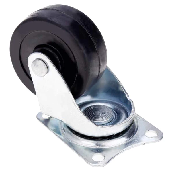 12x RUBBER SWIVEL CASTER WHEELS BASE WHEEL BEARINGS BLACK 12x RUBBER SWIVEL CASTER WHEELS BASE WHEEL BEARINGS BLACK