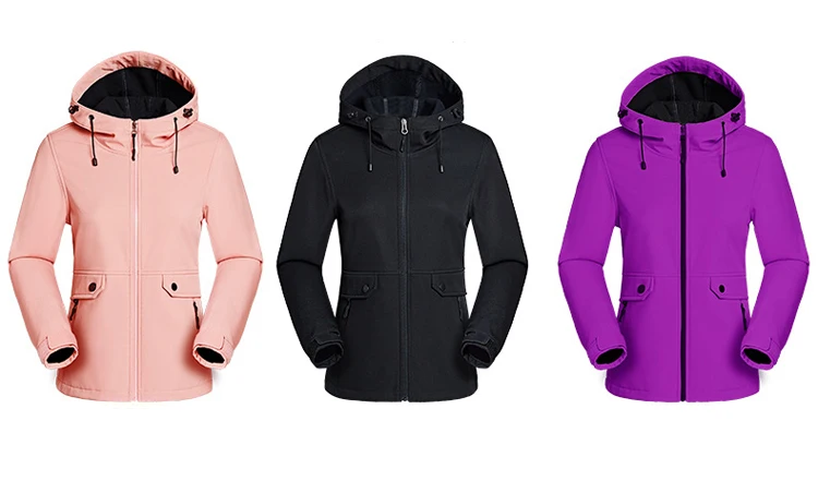 Esportes ao ar Cabolsa de Pesca Feminino Primavera Outono Softshell Velo Jaqueta Livre Camuflagem Térmica Blusão Caminhadas Acampamento Vb082 5 ao ar livre camuflagem térmica blusão caminhadas