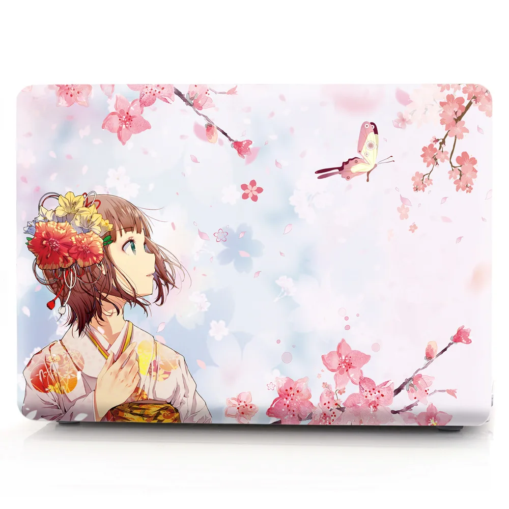 LoliHippo Sakura серия красивая девушка шаблон чехол для ноутбука Романтический ноутбук