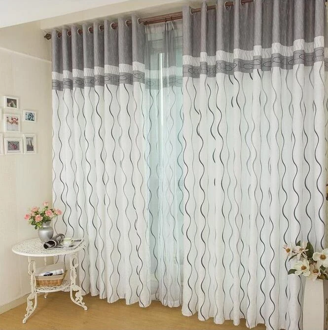Striped Modern Tulle For Windows Shade Sheer Curtains Fabric For Kitchen Blinds Living Room The Bedroom Window Treatments Window Treatments For Windowstulle For Living Room Aliexpress