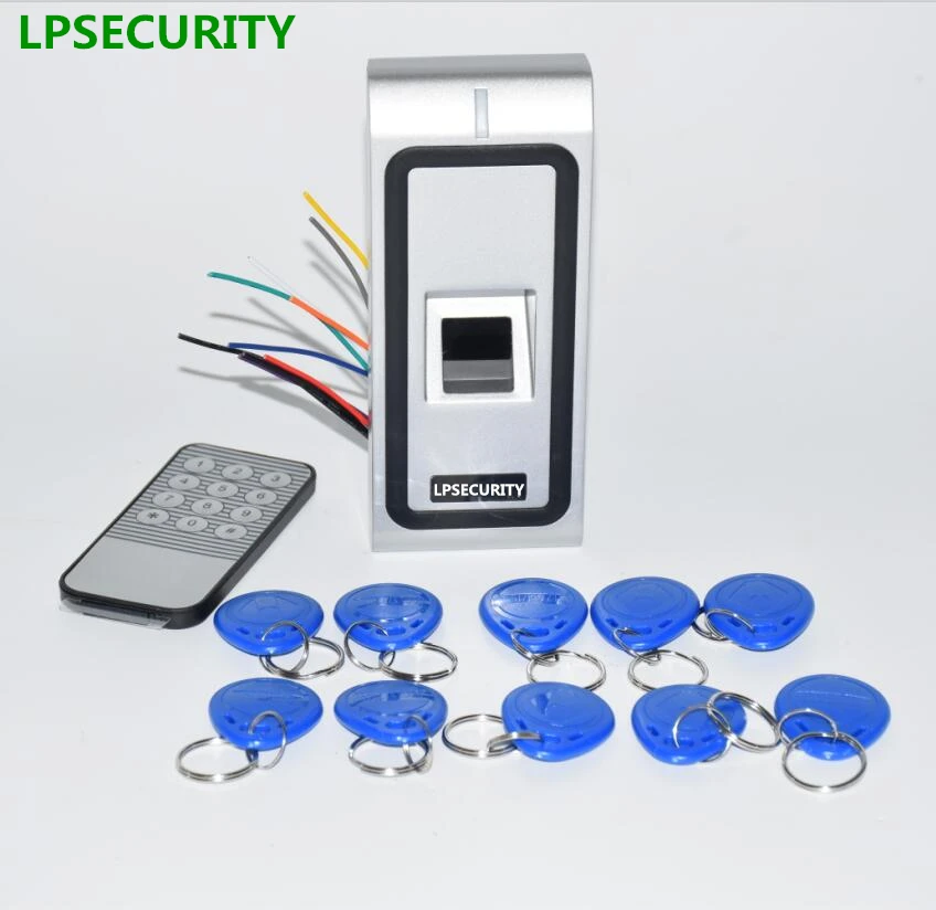 

Metal Case RFID Reader Finger Scanner Code System Biometric Fingerprint Access Control for Door Lock