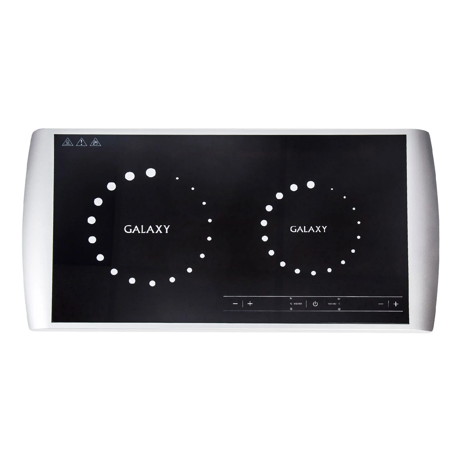 Плита индукционная Galaxy GL 3056 (Мощность 2900 Вт, индукционная, 2 панели, температура 60-240°С, стеклокерамическая поверхность, сенсорное управление, таймер)