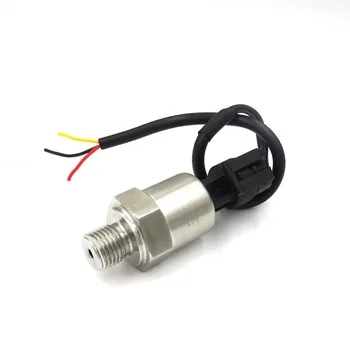 

Stainless steel oil 1/4" pressure sensor input DC12V output 4-20ma pressure transmitter