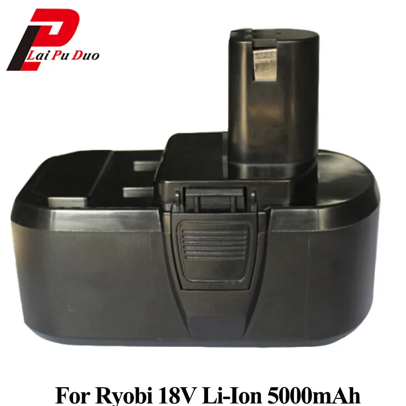 Сменный литий ионный аккумулятор 18 в 5 0 ач для электроинструмента Ryobi:P104 2 а ч: P102 1