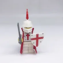 100 шт. крестоносцы средневековые Рыцари строительные блоки гладиатус фигурка игрушки для детей, подарки Ax9818