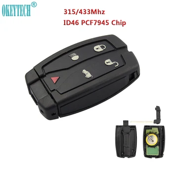 

OkeyTech 315/433Mhz Smart Remote Key Keyless Fob 5 Buttons For Land Rover Freelander 2 LR2 Sport 2008 2009 2010 2011 2012