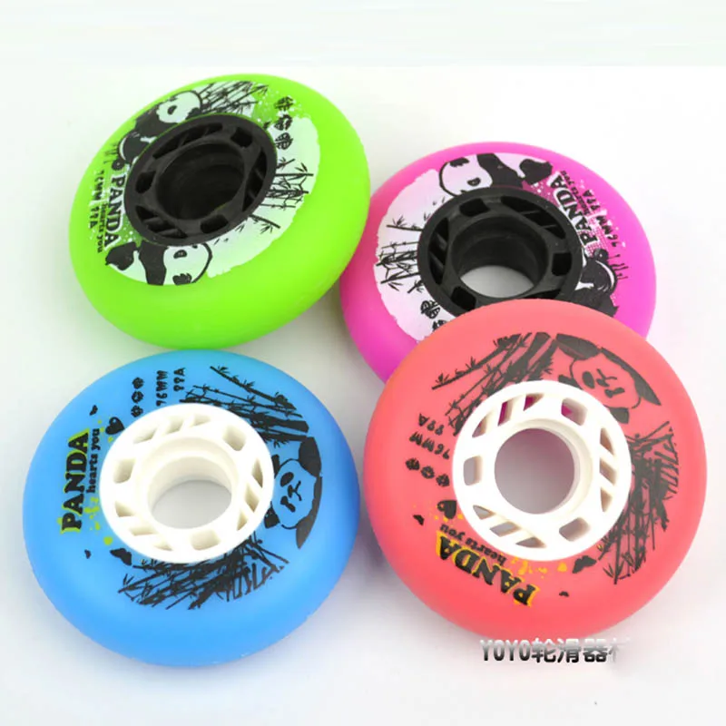 

8 Pcs Original Panda 88A Roller Skate Wheels, for Street Sliding FSK Slalom Skates Patines Shoes Wheel for SEBA Powerslide