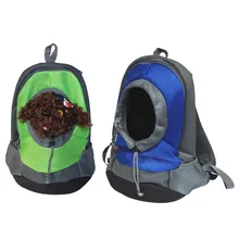 Собака Pet Carrier Рюкзак Сумка Портативный дорожная сумка собаку спереди сумка сетки рюкзак голову из двойной плечевой Открытый собака перевозчик