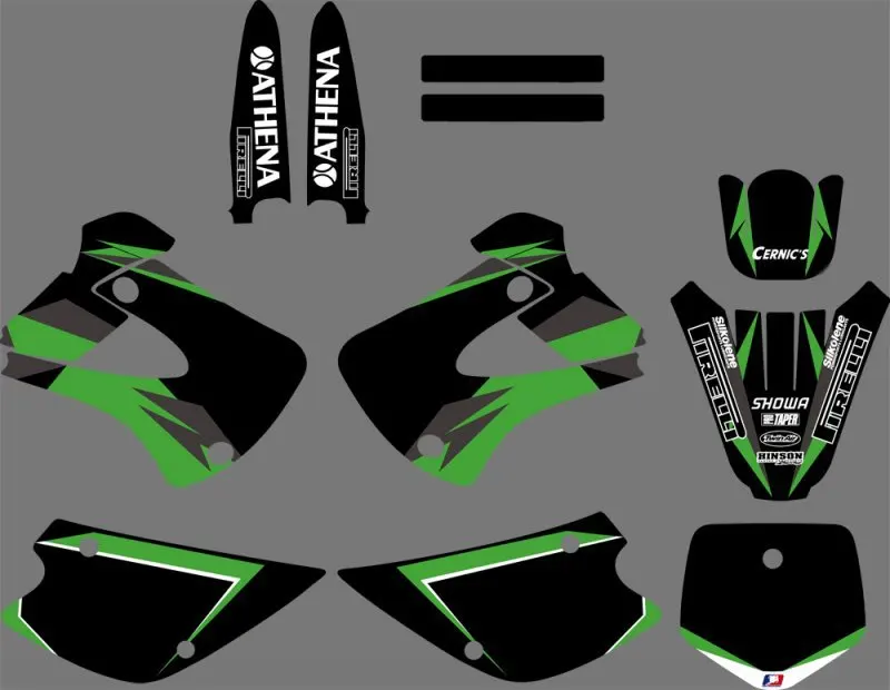 Набор наклеек для Kawasaki KX85 KX100 2001 - 2013 2002 2004 2006 2008 2010 KX 85 2012 | Автомобили и мотоциклы