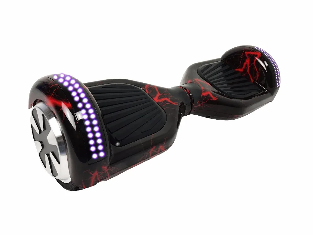  6.5 Inch Hoverboard Manillar Electric Scooters Self Balancing Scooter Gyroscope Two Wheels Overboard LED Light+Bluetooth (14)