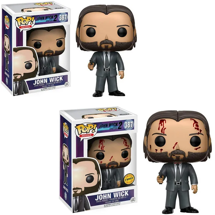 Funko pop JOHN WICK 387 # виниловые экшн фигурки коллекционные модели игрушки для детей 10 см