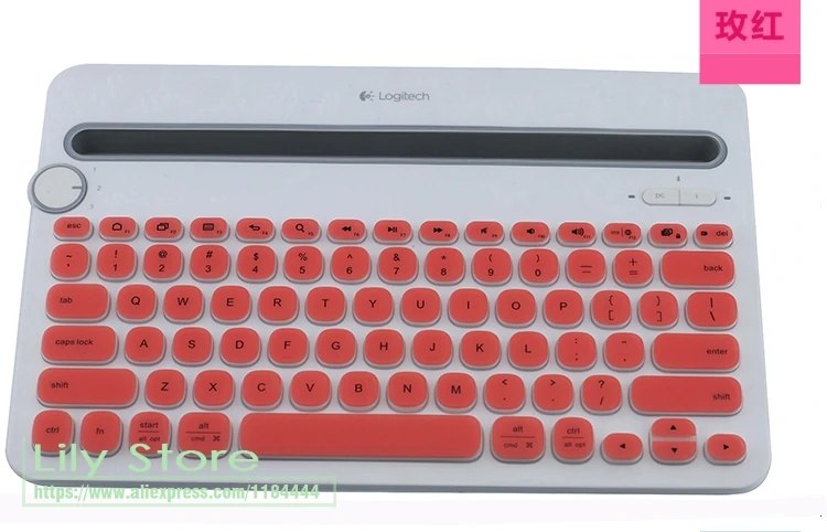 Для logitech K480 силиконовый пылезащитный механический беспроводной Bluetooth Настольный чехол для клавиатуры защитная Пылезащитная пленка