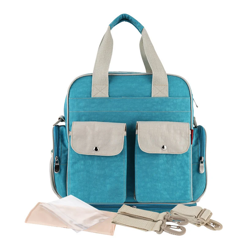 

Mummy Nappy Bag Baby Nylon Large Capacity Bags Infant Multifunctional Waterproof Handbag Mom Stroller Travel Backpack MBG0040