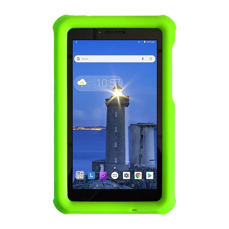MingShore для lenovo Tab E7, детский Силиконовый противоударный мягкий чехол, чехол для lenovo Tab E7, 7,0 дюймов, TB-7104F, планшет, прочный Чехол - Цвет: Green