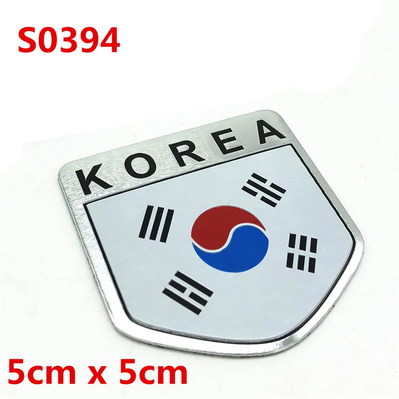 Sticker autocollant drapeau exterieur vinyle voiture moto coree du sud coreen 