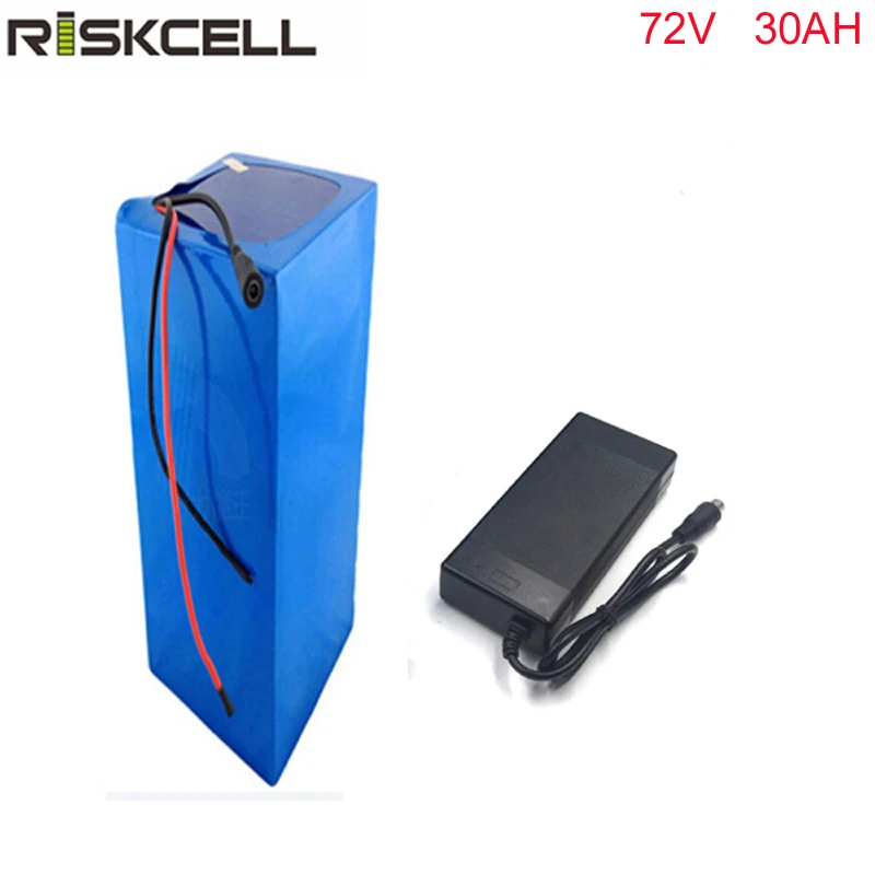 

Free Customs taxes customized 3500w li-ion akku with charger 72v 30ah lithium ion battery pack with 50A bms and charger