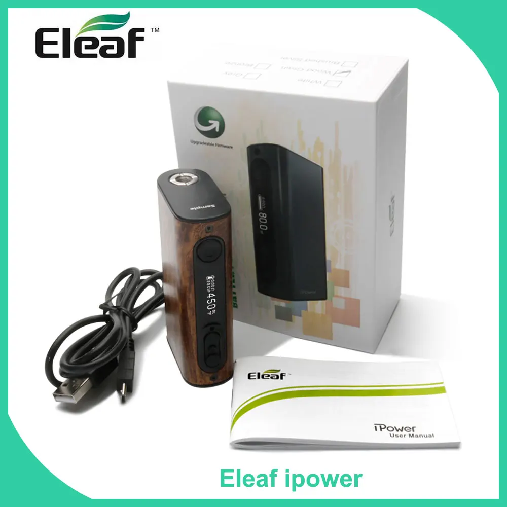 

USA Warehouse Original New Eleaf iStick Power/iPower 80W TC Mod with 5000mAh Battery Mod ipower istick e cig vape mod