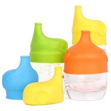 Navpeak в форме слона анти-разлив герметичная силиконовая чашка кружка-непроливайка с крышкой 1 шт