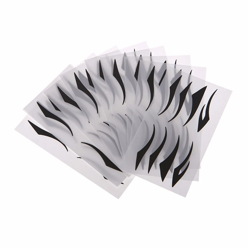 MAANGE 40 Pairs Invisible Black Technical Eye Tapes Fiber Cat Style Double Eyelid Sticker Tape #3TZ00277 # | Красота и здоровье