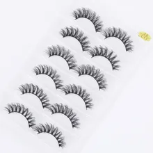 6 пар норковые ресницы 3D натуральные накладные ресницы 3d норковые мягкие ресницы наращивание ресниц макияж комплект Cilios